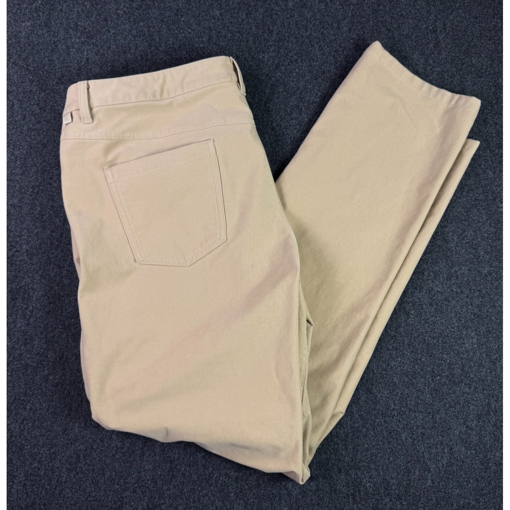 lululemon ABC Slim Fit 5 Pocket Pants 40x33 Taupe Twill Trench Casual Golf